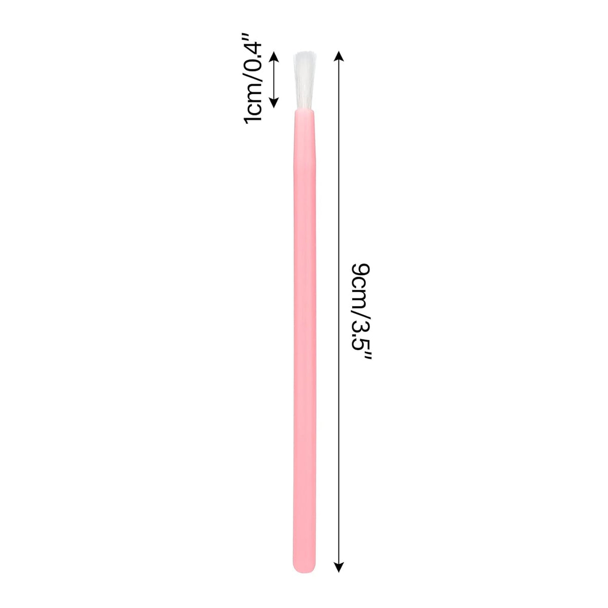 G2PLUS 100Pcs Lip Brush, Pink Lip Gloss Wands, Nylon Lipstick Gloss Applicator, Disposable Nail