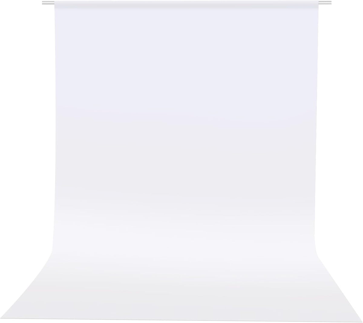 HEMMOTOP Photo Backdrop Curtains, 5x6.56 ft White Backdrop for Photoshoot, White Photography