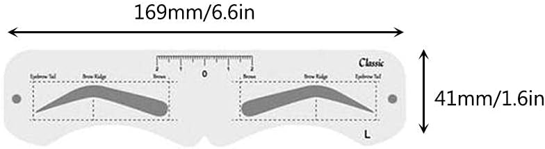 Eyebrow Stencils,Reusable Eye Brow Drawing , DIY Eyebrow Shaping Grooming Template Card Women