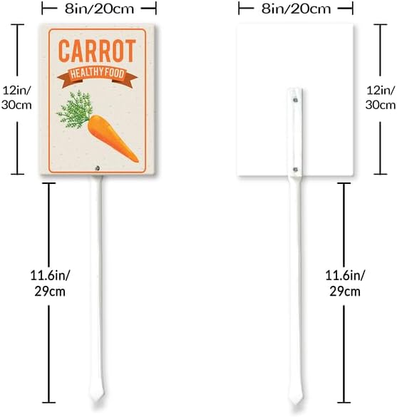 Eveokoki Aluminum Seed & Plant Labels - Plant Markes for Seedlings-Plant Tags for Pots - Garden