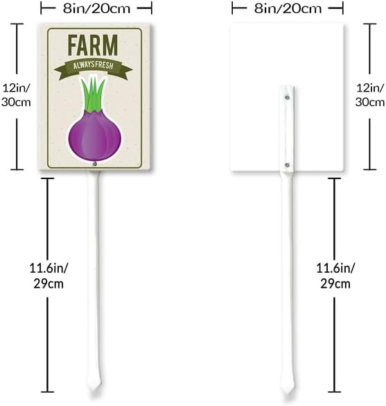 Eveokoki Aluminum Seed & Plant Labels - Plant Markes for Seedlings-Plant Tags for Pots - Garden