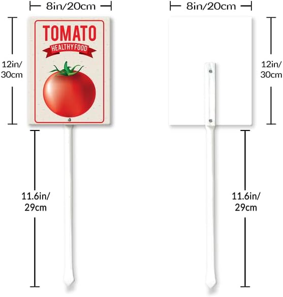 Eveokoki Aluminum Seed & Plant Labels - Plant Markes for Seedlings-Plant Tags for Pots - Garden