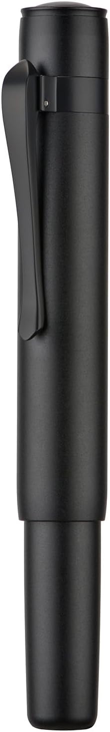 Hongdian M2 Black Forest Mini Fountain Pen, Long Blade Nib & Sleek Shape Aluminium Short Pocket