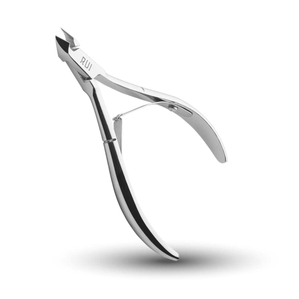 Rui Smiths Carbon Steel Cuticle Nippers - Professional Carbon Steel French Handle - 6mm Jaw, Double