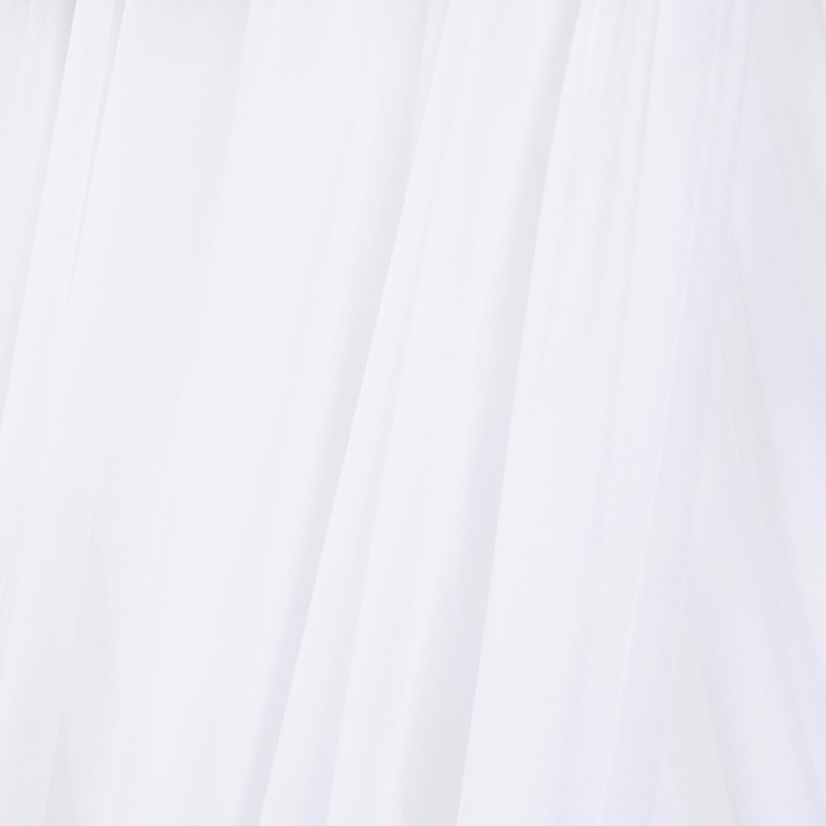 MLMC White Wedding Arch Draping Fabric 4 Panels 29" x 20 FT Extra Long Gauze Drapes Sheer Backdrop