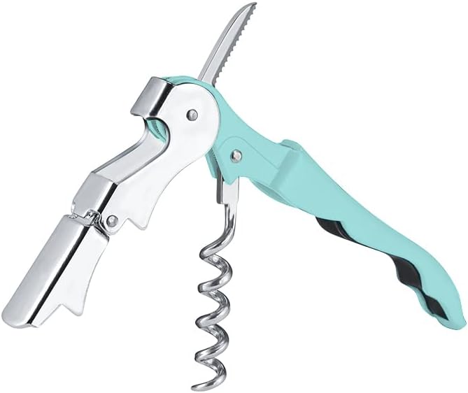 Professional Waiter Corkscrew Wine Openers Set, Heavy Duty Stainless Steel Hinges Wine Key for