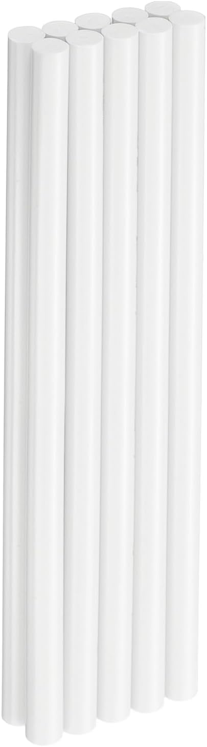 HARFINGTON 10pcs Hot Glue Sticks 0.43" Dia x 9.84" Long EVA Mini Hot Melt Adhesive Glue Stick for