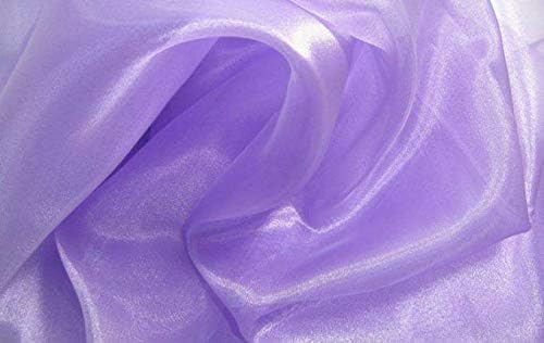 MDS Pack of 10 PCS Organza Chair Sashes Wider Dining Chair Bows Ribbon Tie Back for Wedding Party