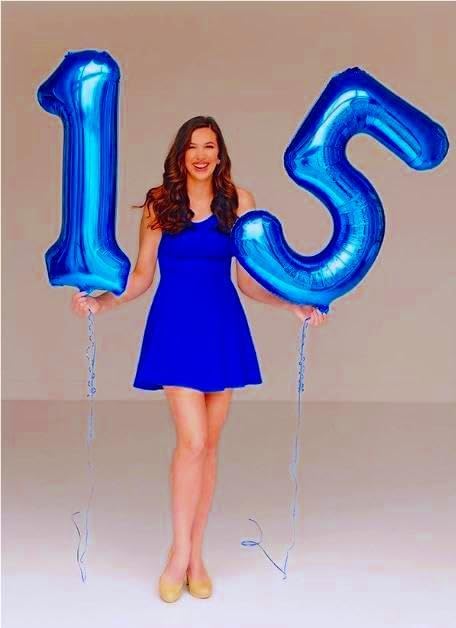 Navy Blue 40 Inch Large Number 5 Birthday Balloon, Five 5th 15 25 35 50 55 Birthday Celebration