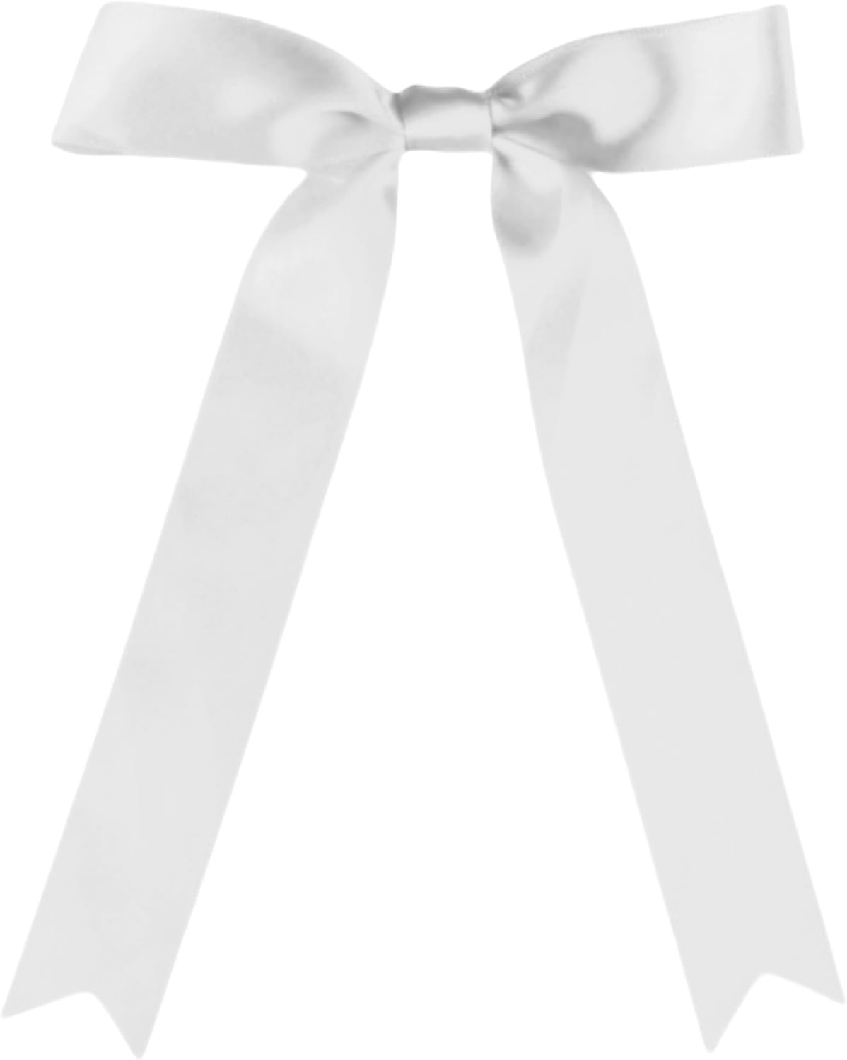 30 Pcs White Satin Bows 6 X 10 Inch Premade Bows with Twist Tie for Wedding Florist Decor, Cake