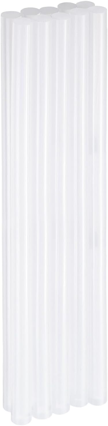 HARFINGTON 10pcs Hot Glue Sticks 0.43" Dia x 11.81" Long EVA Mini Hot Melt Adhesive Glue Stick for