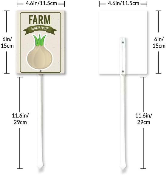 Eveokoki Aluminum Seed & Plant Labels - Plant Markes for Seedlings-Plant Tags for Pots - Garden
