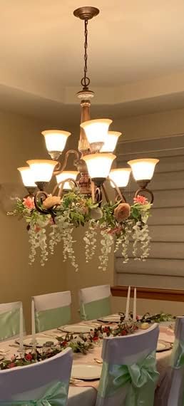 Peony Flower Garland, Rose Flower Swag, 6' Wedding Arch Flowers for Wedding Decor Home Table Runner