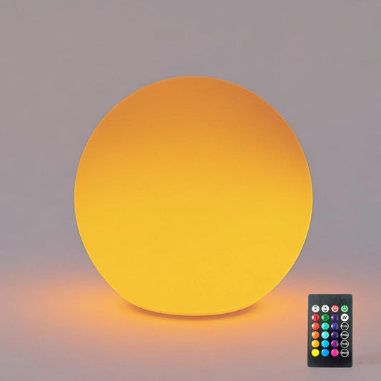 16 Inch Ultra-Fun LED Ball Light, Rechargeable Globe Floor Lamp w/Remote, 16 RGB Color Changing LED