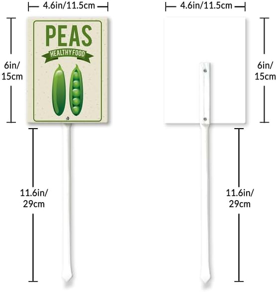 Eveokoki Aluminum Seed & Plant Labels - Plant Markes for Seedlings-Plant Tags for Pots - Garden