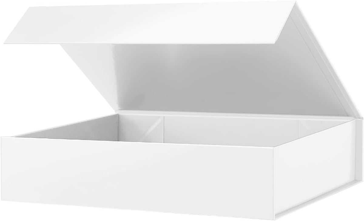 PACKHOME Gift Box 11.5x8x2.5 Inches, Sturdy Shirt Box with Magnetic Lid for Multiple Occasions