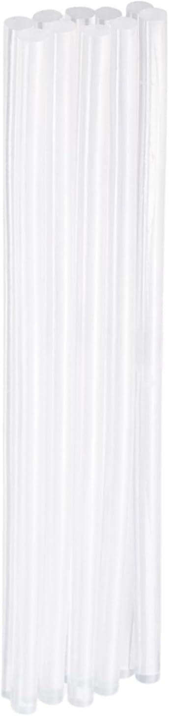 HARFINGTON 10pcs Hot Glue Sticks 0.28" Dia x 7.87" Long EVA Mini Hot Melt Adhesive Glue Stick for