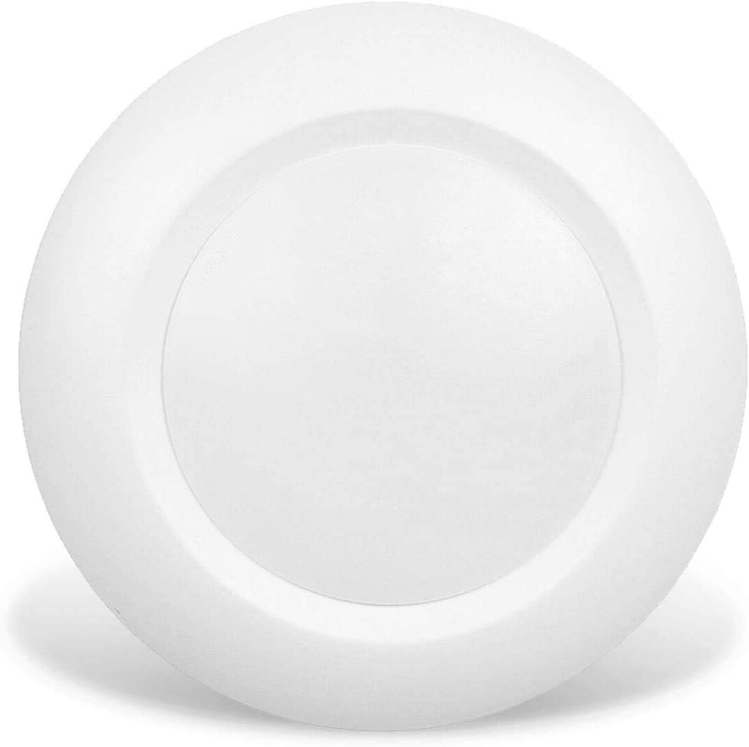 4 Inch LED Low Profile Recessed & Surface Mount Disk Light, Round, 10W, >600 Lumens, 3000K Warm