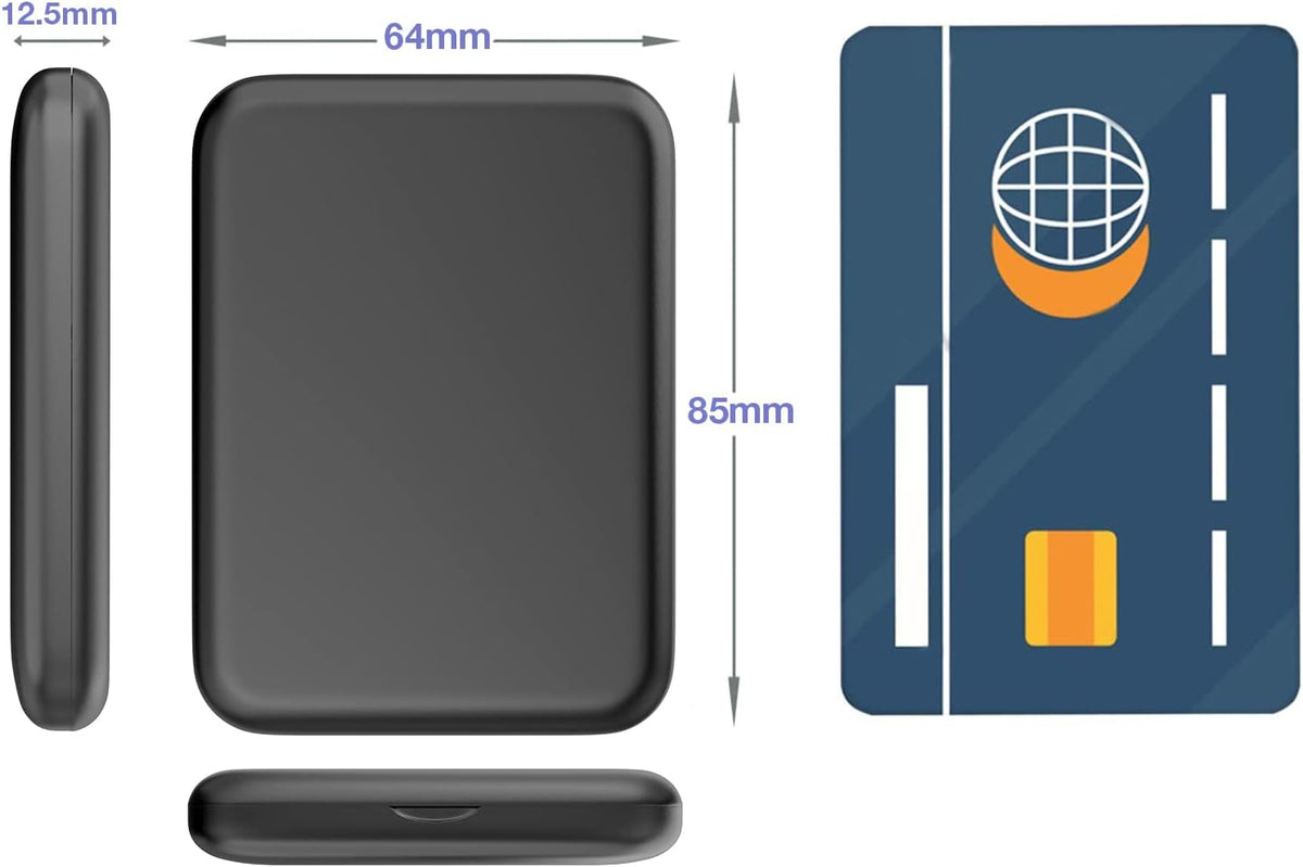wobsion Small Mirror with Lights,LED Compact Makeup Mirror,1x/3x Mini Travel Mirror with