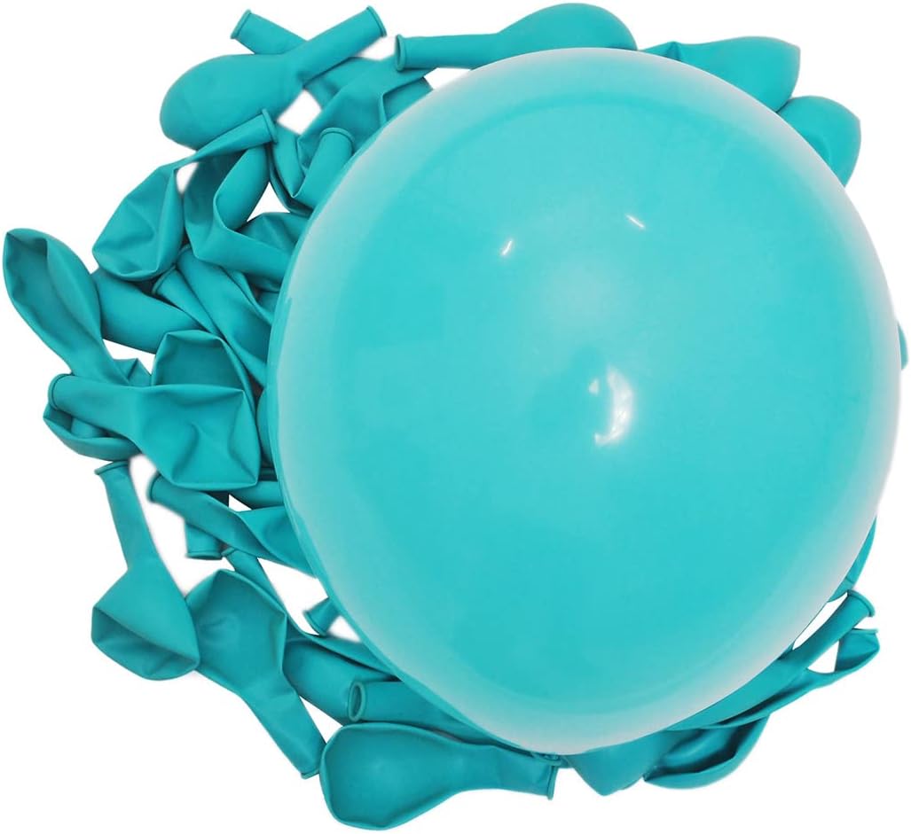 300 Pack Turquoise Teal Balloons 12 inch Turquoise Latex Balloon Bulk for Various Party Events