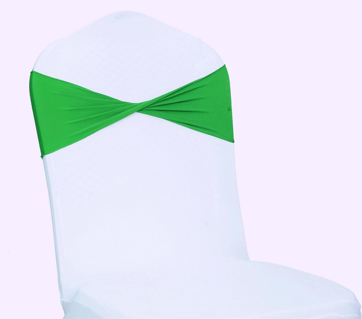 MDS Pack of 75 Spandex Chair Sashes Bows Elastic Stretch Dining Chair Bands Ties Without Slider