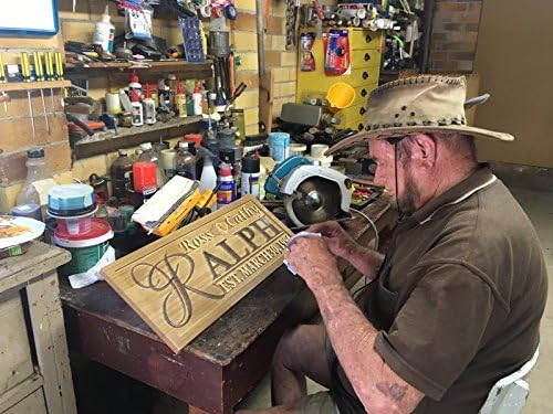 ADVPRO Personalized Custom Made Solid Pine Wood rustic home sign décor - wedding, anniversary