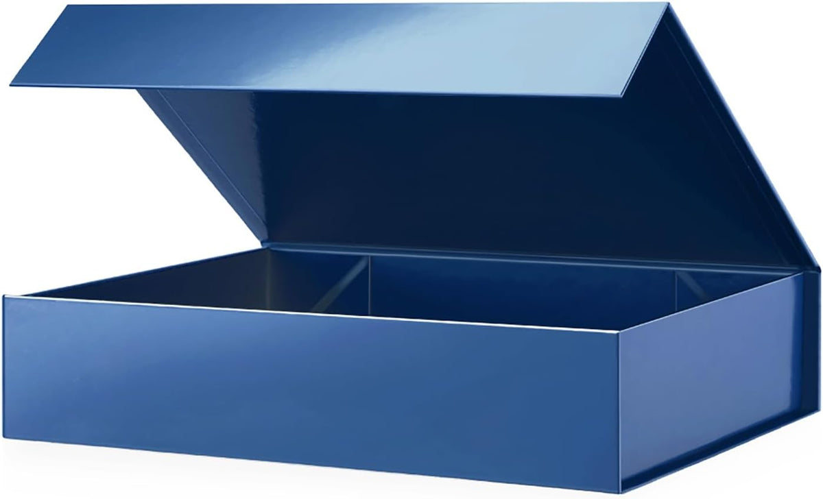 PACKHOME Gift Box 11.5x8x2.5 Inches, Sturdy Shirt Box with Magnetic Lid for Multiple Occasions