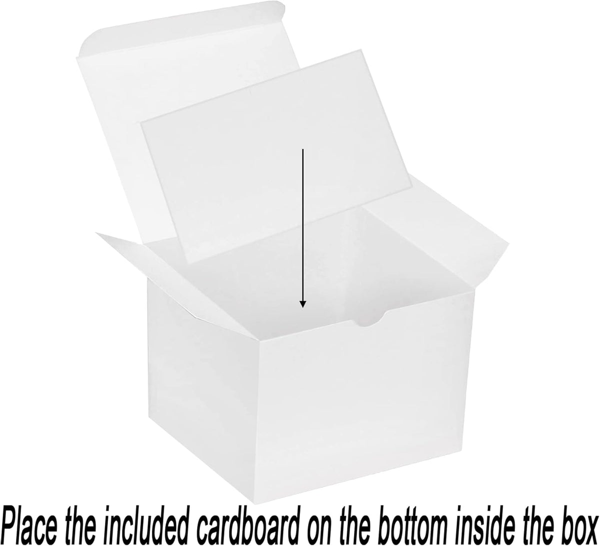 Xxcxpark 30 PCS White Gift Boxes 5x5x3.5 Inches, Decorative Party Favor Kraft Paper Gift Packaging