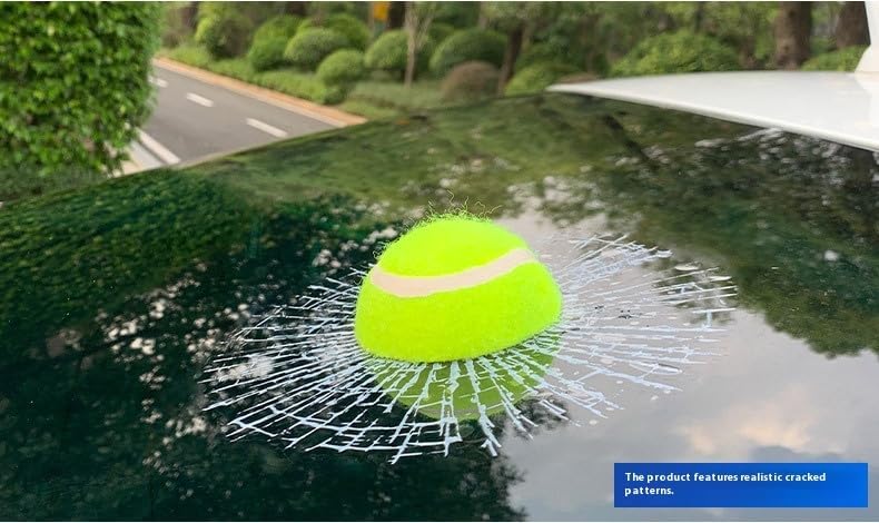 Car 3D elf Ball car Sticker, car Window Funny Creative Decorative Sticker(18cmx18cmx3cm) (White