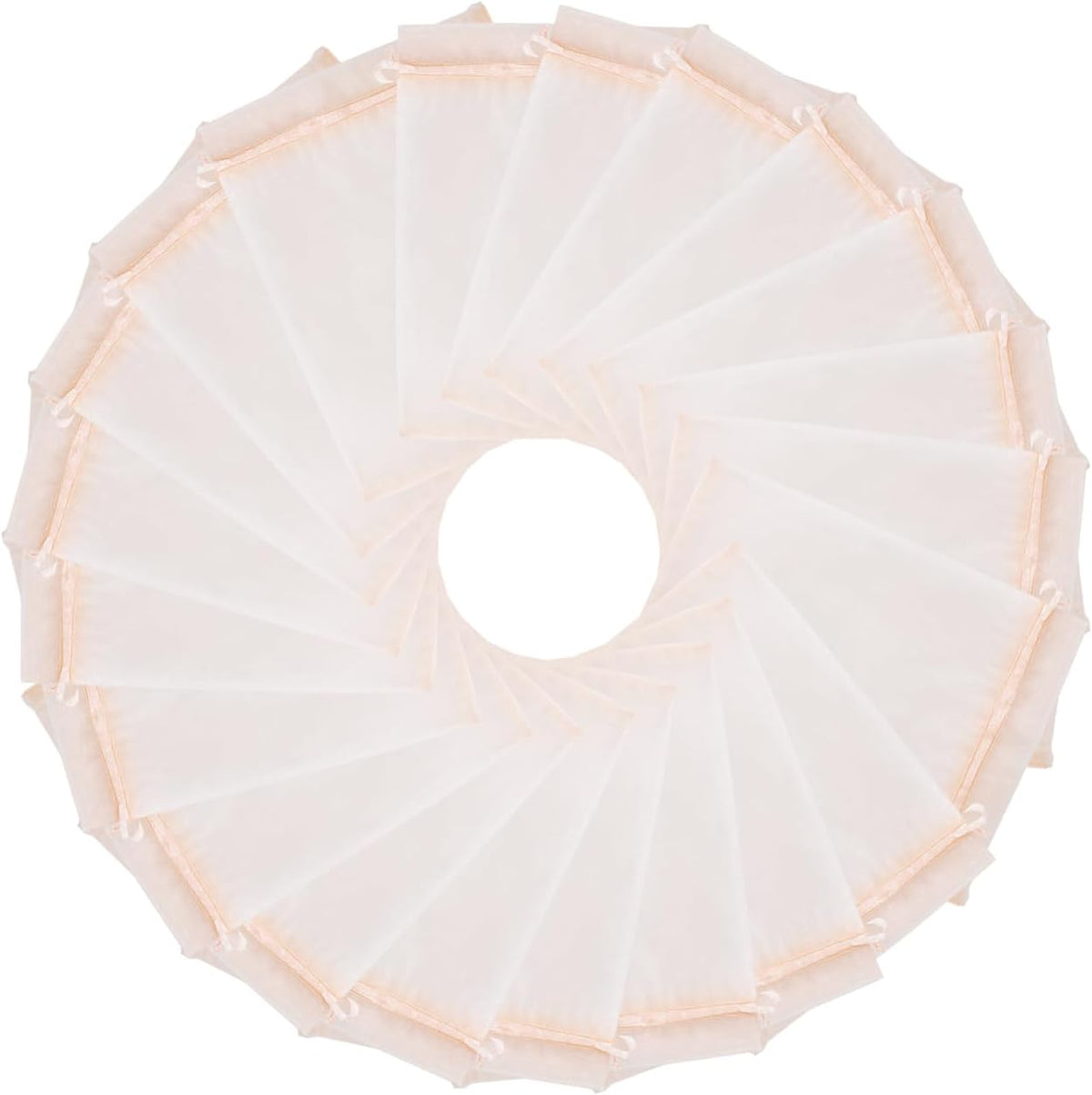 Wudygirl 100PCS Organza Bags Jewelry Bags Drawstring 5X7 Inch Favor Bags for Jewelry Candy Wedding