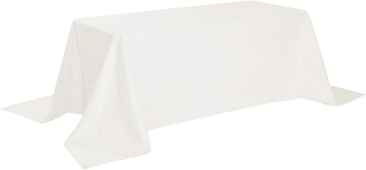 Rectangle Tablecloth 90x156 inch Washable Polyester Fabric Table Cloth for Wedding Party Dining