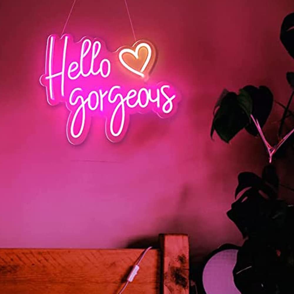 LED Neon Sign Night Light for Wall Party Décor Bedroom Room Bar Wedding Home Birthday Art