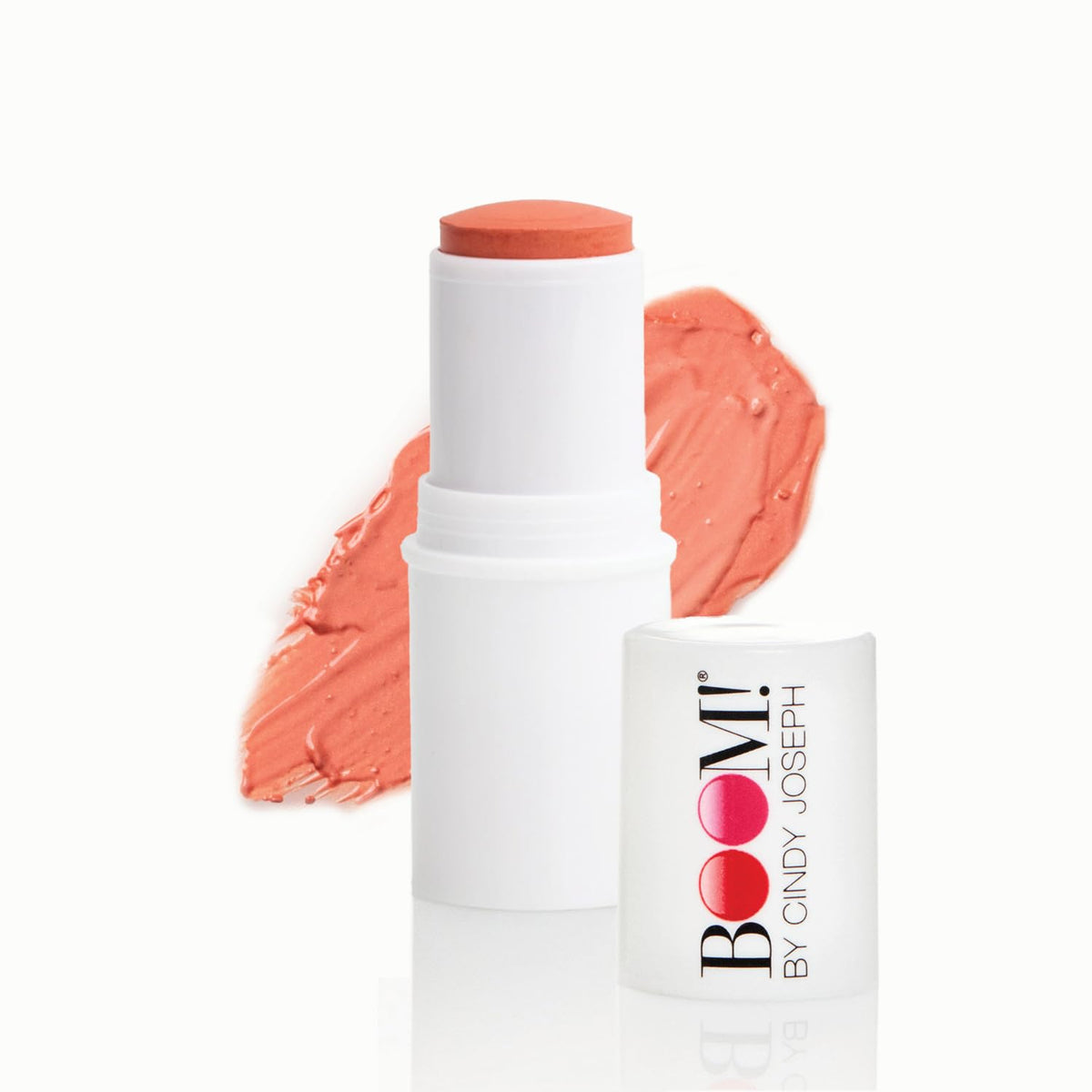Boomstick Golden Peach ™ - Warm, Coral-Peach Blush Stick and Lipstick - Multistick, Vegan, Makeup