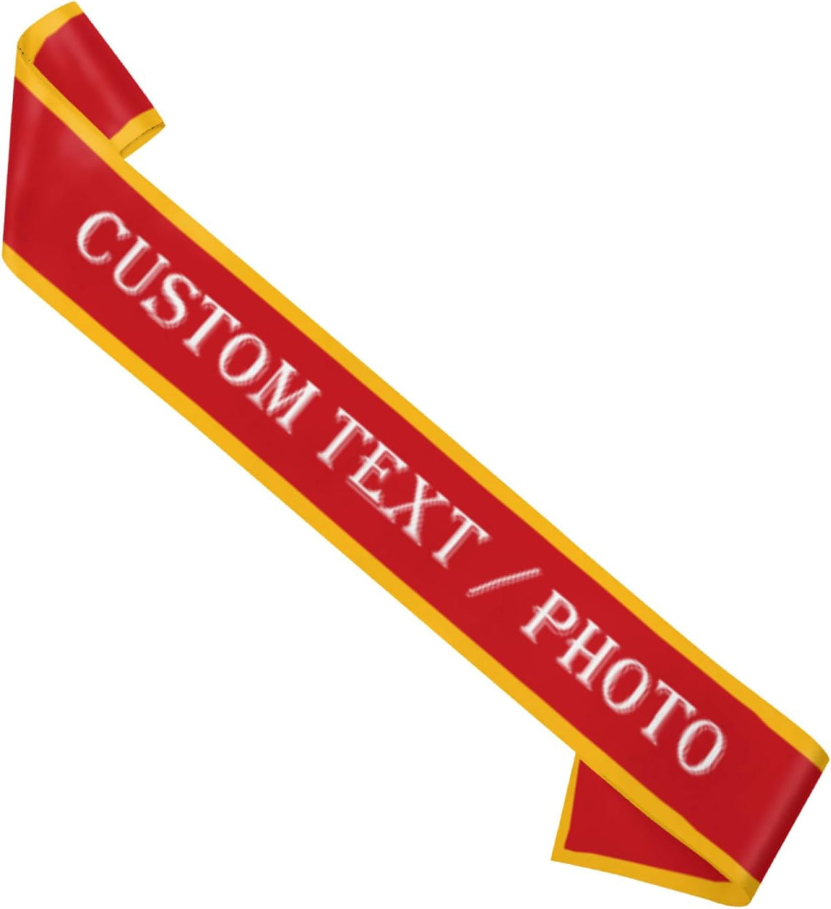 Custom Sash,Personalized Birthday Sash with Text Photo,Customized Bachelorette Sash Quote Sash