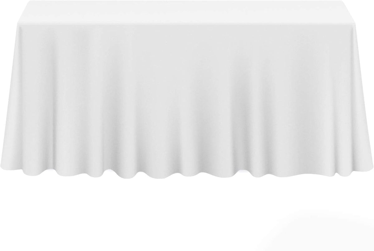 Lann's Linens - 10 Premium 90" x 132" Tablecloths for Wedding/Banquet/Restaurant - Rectangular