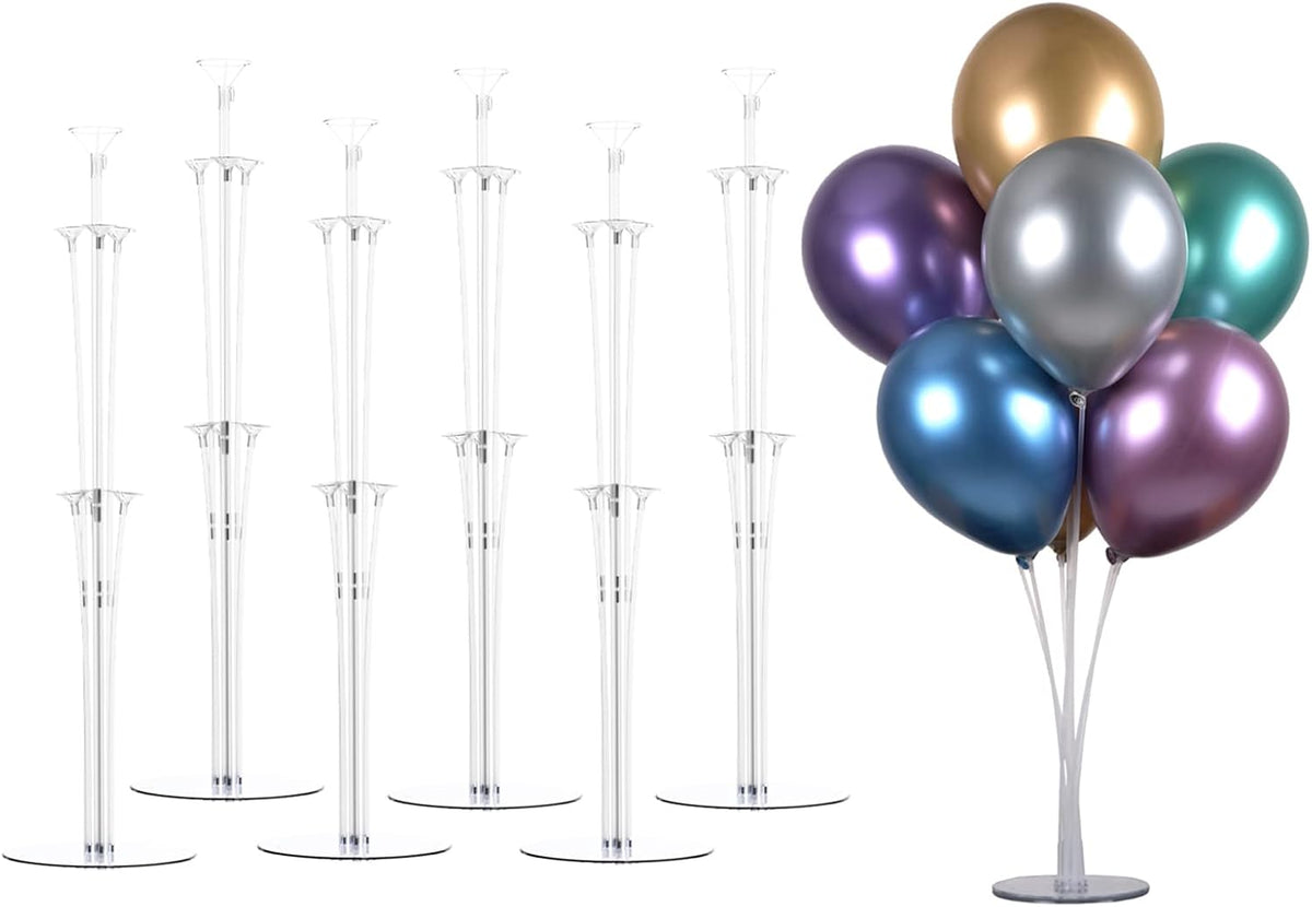 LANGXUN 28" Height Table Balloon Stand Kit for Birthday Party Wedding Decorations, Balloons Arch