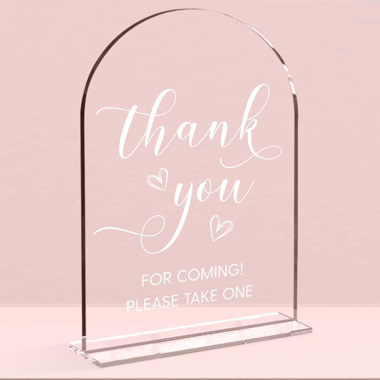 Wedding Sign，Thank You For Coming Sign，Kids Wedding Activities Acrylic Plaque, Wedding Favors For