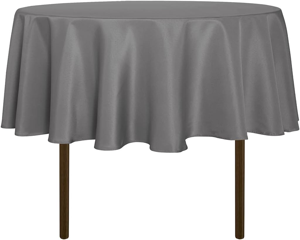 sancua Round Tablecloth - 48 Inch - Water Resistant Spill Proof Washable Polyester Table Cloth