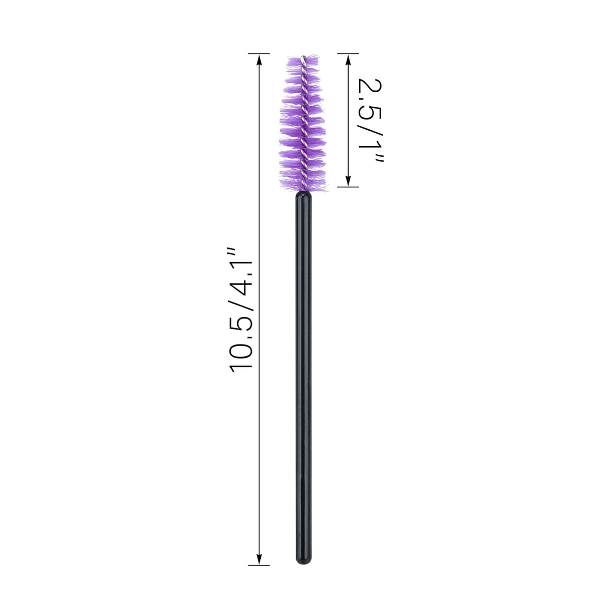 G2PLUS 100PCS Disposable Eyelash Brushes, Adjustable Mascara Wands Makeup Applicator, Lash Spoolies