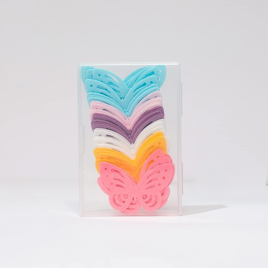 Edible Flowers Edible leaves &Edible butterflies Wafer Paper Cake Cupcake Toppers for Decorating
