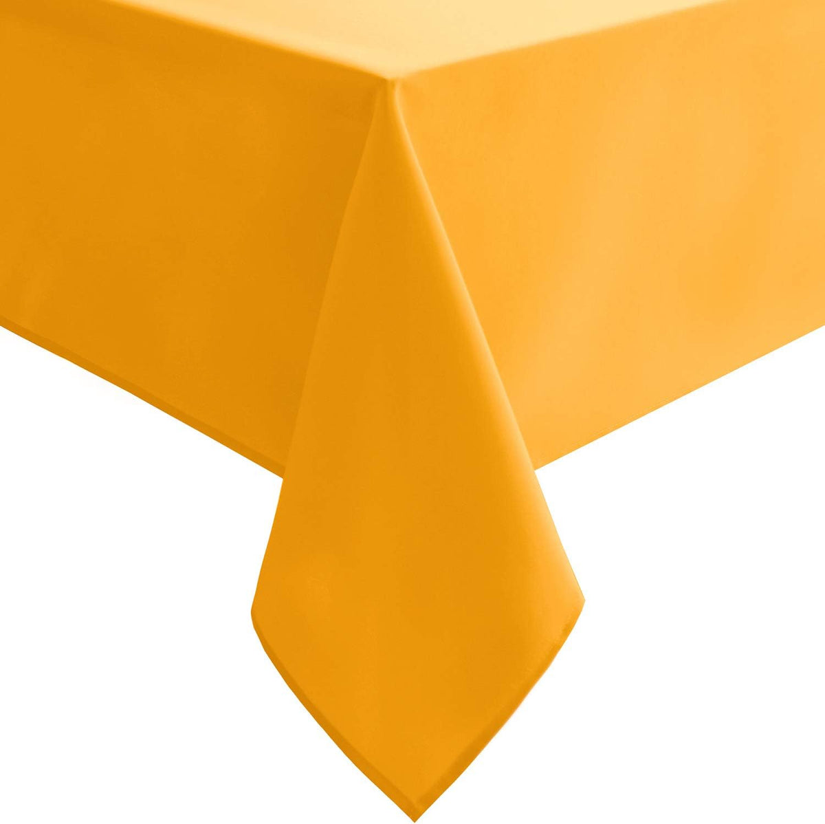 Hiasan Orange Yellow Rectangle Tablecloth - Waterproof Washable Fabric Table Cloth for Dining Party
