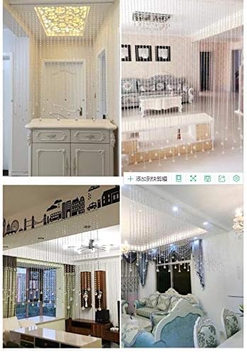 16 Pack 20" Hanging Crystals for Chandeliers Clear Teardrop Crystal Chandelier Pendants Parts