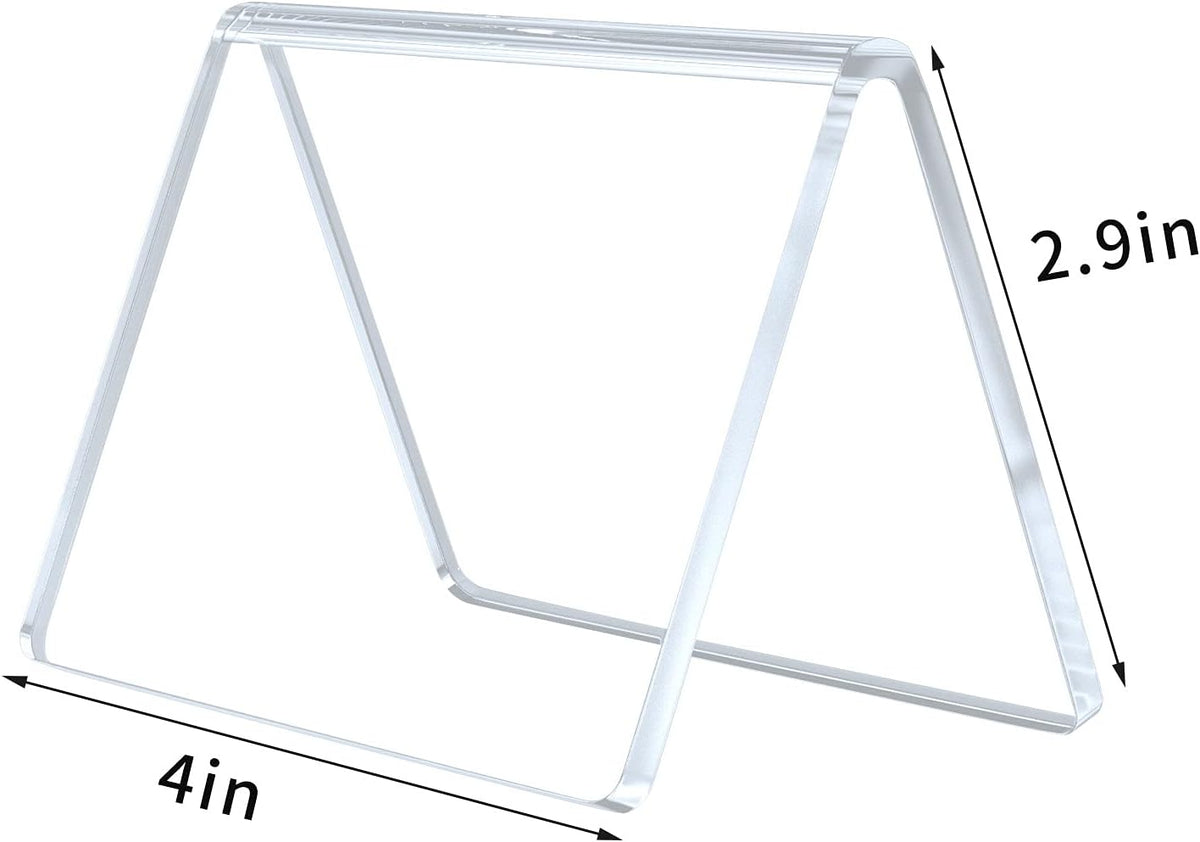 AITEE Mini Tabletop Chalkboard Signs - 10 Pack Acrylic Mini Chalkboard Signs for Food, Weddings