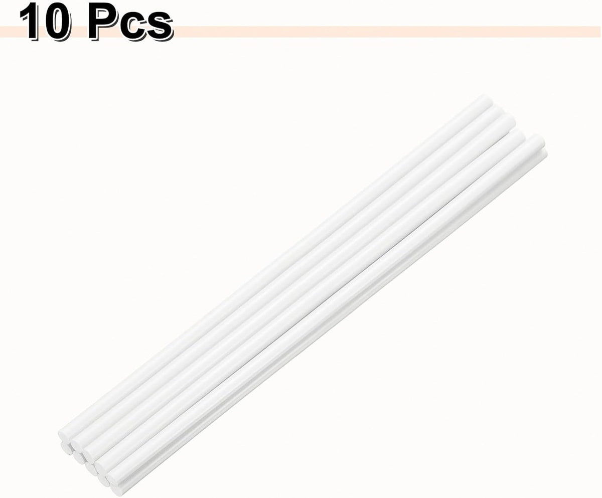 HARFINGTON 10pcs Hot Glue Sticks 0.28" Dia x 9.84" Long EVA Mini Hot Melt Adhesive Glue Stick for