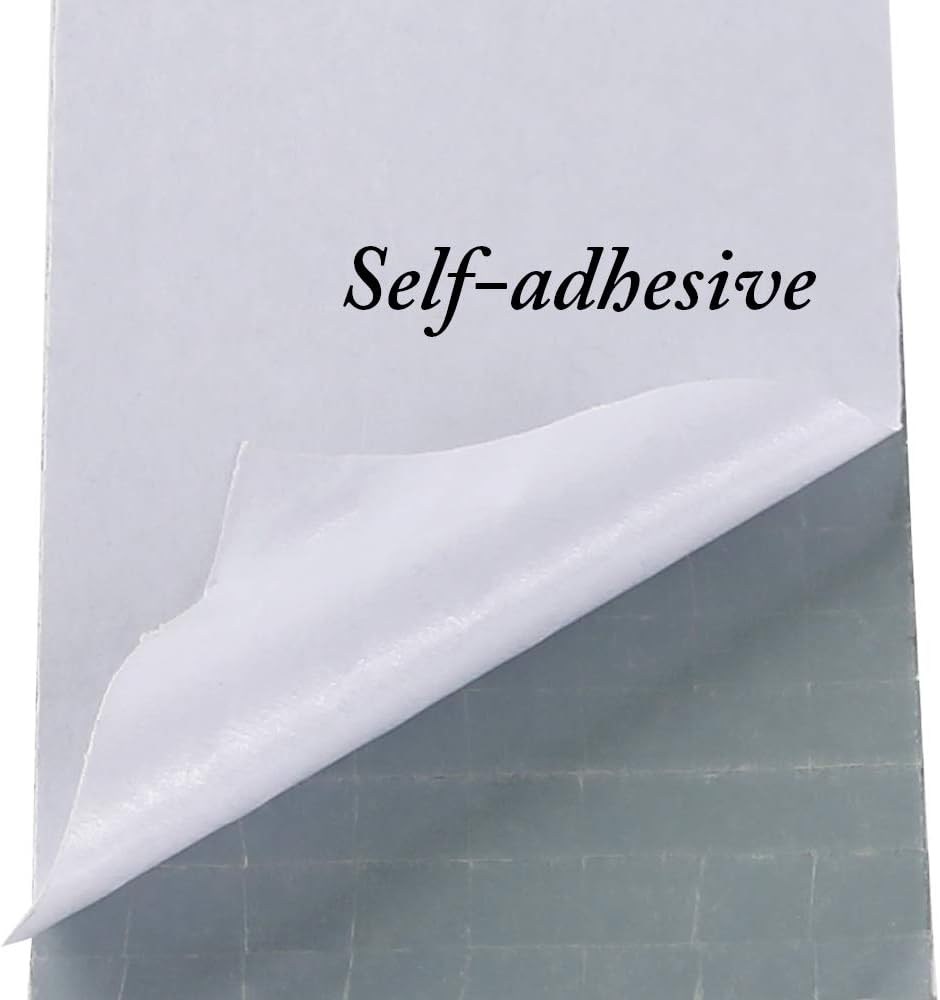 PP OPOUNT 9440 PCS Self Adhesive Mirror Mosaics Sheets, 5 x 5 mm Silver Mirrors Mosaic Square Glass