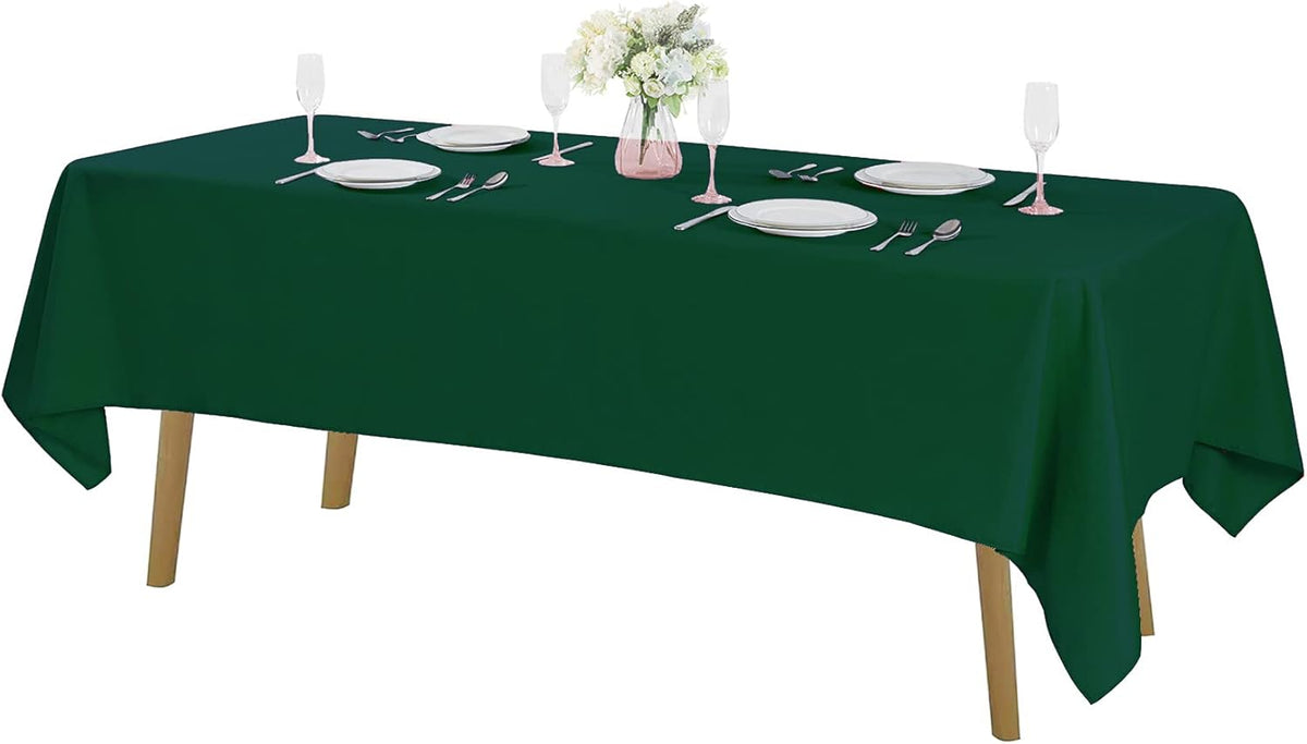 Rectangle Tablecloth 60x120 inch Washable Polyester Fabric Table Cloth for Wedding Party Dining