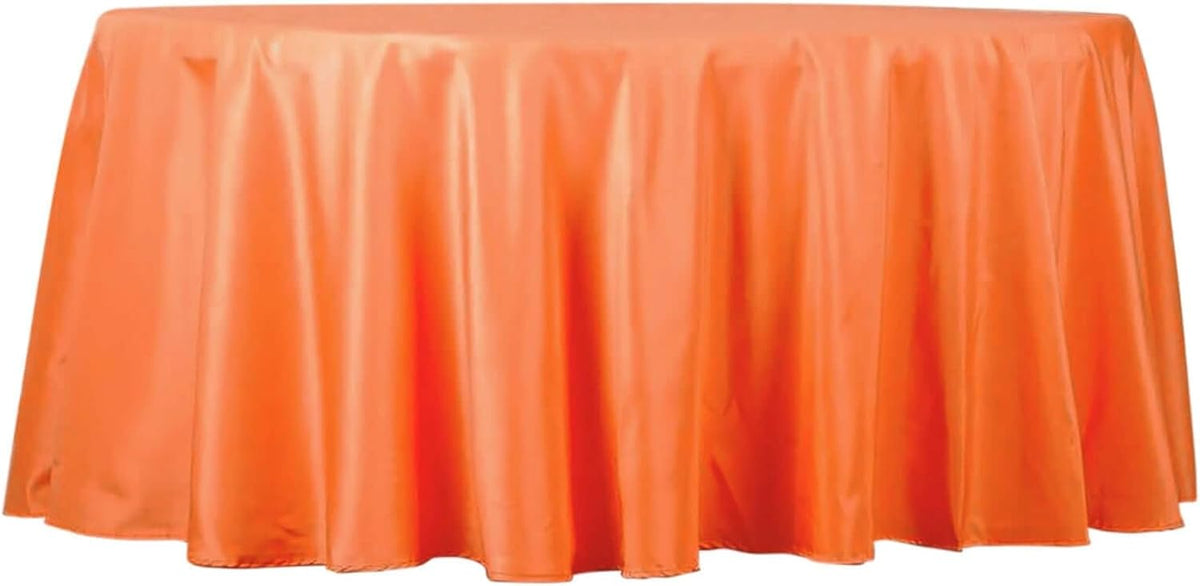 Efavormart Round Tablecloth, 132 Inch Stain & Wrinkle Resistant Washable Table Cloth, Decorative