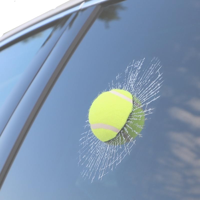 Car 3D elf Ball car Sticker, car Window Funny Creative Decorative Sticker(18cmx18cmx3cm) (Green