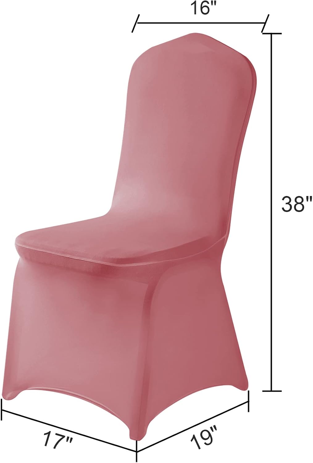 Spandex Chair Covers, 12PCS, Removable Washable Protector Stretch Covers for Living Room, Party