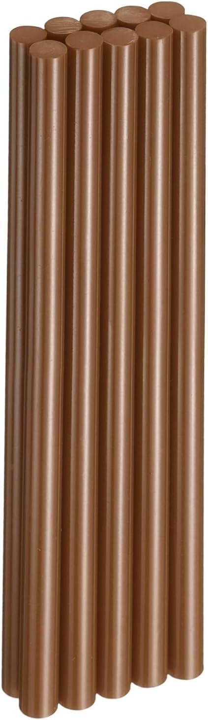 HARFINGTON 10pcs Hot Glue Sticks 0.43" Dia x 9.84" Long EVA Mini Hot Melt Adhesive Glue Stick for